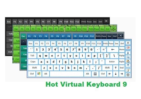 Hot Virtual Keyboard 9 EN Global
