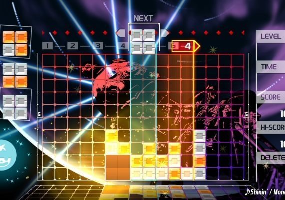 Lumines Remastered EN/DE/FR/IT/ZH/ES Global screenshot 2