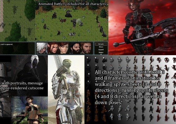 RPG Maker VX Ace - High Fantasy Main Party Pack II DLC EN/FR/IT/PT/ES Global screenshot 4
