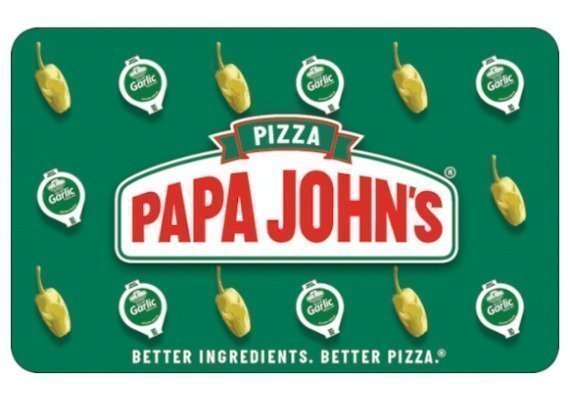 Papa Johns Gift Card USD US $25