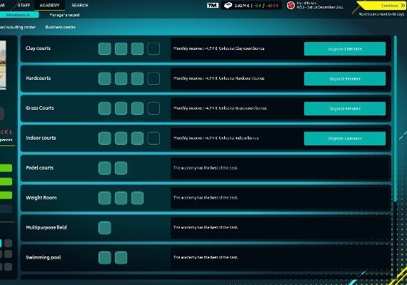 Tennis Manager 2022 EN/DE/FR/IT/ES Global screenshot 4