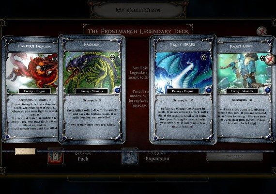 Talisman: The Frostmarch Expansion - Legendary Deck DLC EN/DE/FR/IT/PL/RU/ES Global screenshot 2