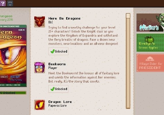 Knights of Pen and Paper 2: Here be Dragons DLC EN/DE/FR/IT/RU/ES Global screenshot 3