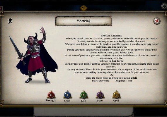 Talisman Character - Vampire DLC EN Global screenshot 3