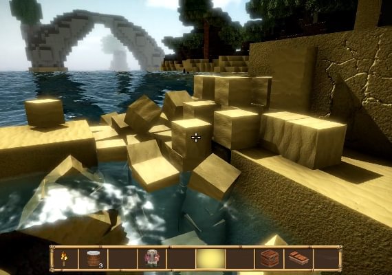 Cube Life: Island Survival EN/JA/RU/ZH/ES/ZH Global screenshot 3