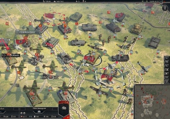 Panzer Corps 2: Axis Operations - 1943 DLC EN/DE/FR/PL/PT/RU/ZH/ES Global screenshot 4