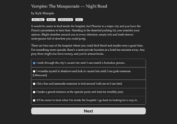 Vampire: The Masquerade - Night Road EN Global screenshot 4