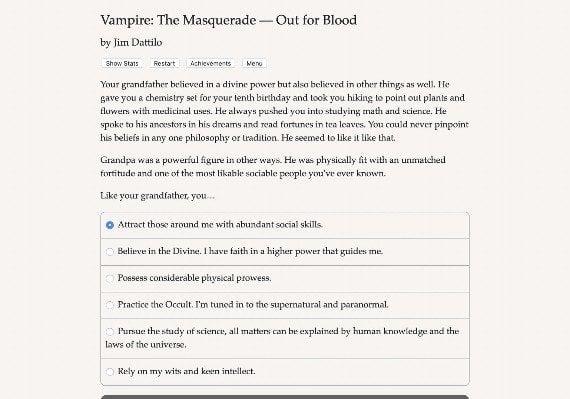 Vampire: The Masquerade - Out for Blood EN Global screenshot 2