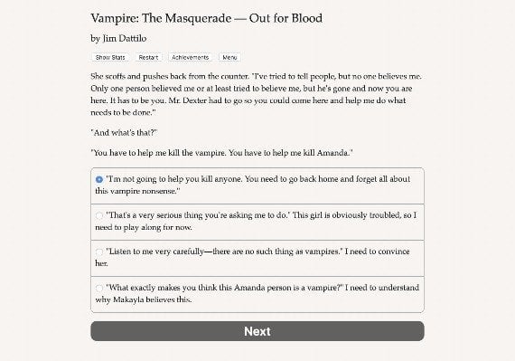 Vampire: The Masquerade - Out for Blood EN Global screenshot 3