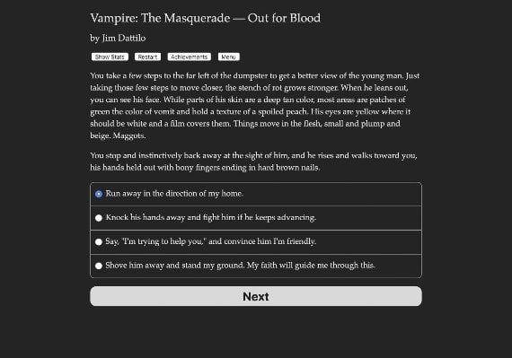 Vampire: The Masquerade - Out for Blood EN Global screenshot 4