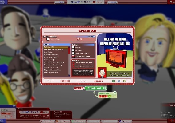 The Political Machine 2016 EN Global screenshot 3
