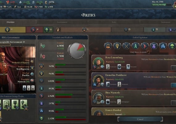 Victoria 3: Voice of the People DLC Global screenshot 2