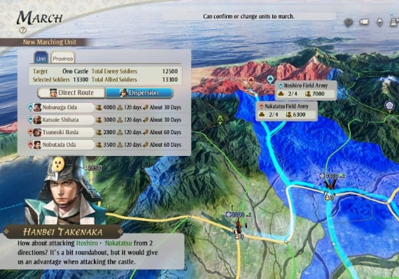 Nobunaga's Ambition: Awakening EN/JA/ZH/ZH Global screenshot 3