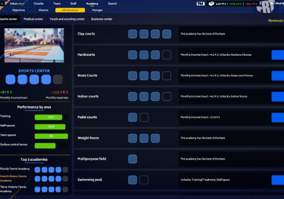 Tennis Manager 2023 EN/DE/FR/IT/ES Global screenshot 4