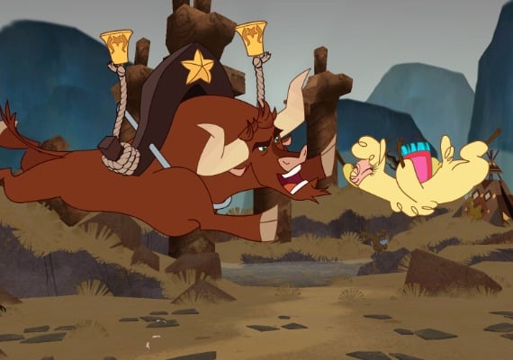 Them's Fightin' Herds - Character/Stage: Texas DLC Global screenshot 3