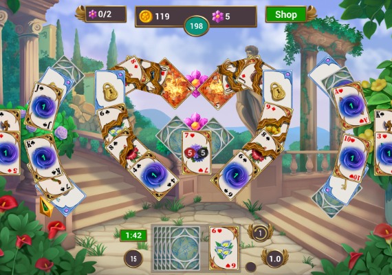 Solitaire Quest: Garden Story EN/DE/FR/ES/UK Global screenshot 4