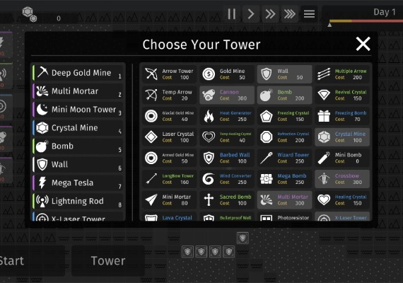 Minimalist Tower Defense EN/ZH/ZH Global screenshot 2