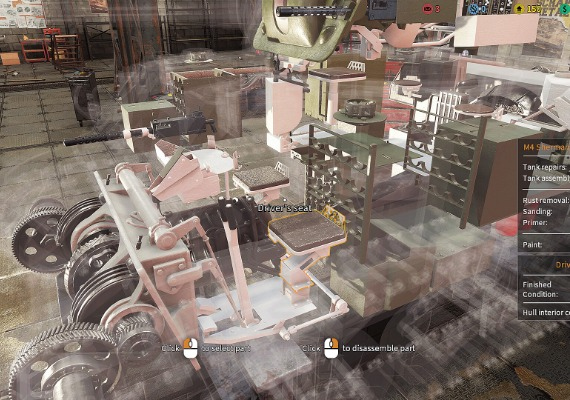 Tank Mechanic Simulator - Shermans DLC Global screenshot 2