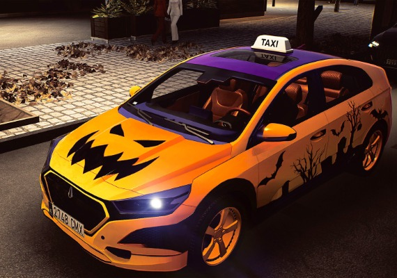 Taxi Life: A City Driving Simulator - Halloween Cosmetic Pack DLC EN Global screenshot 3
