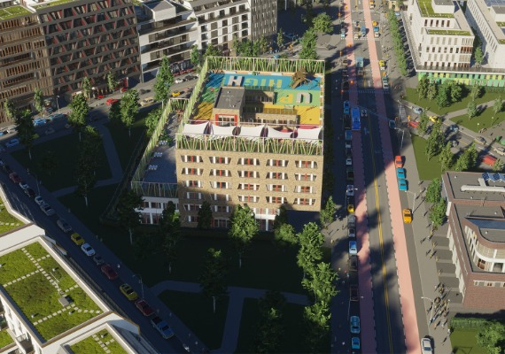 Cities: Skylines II - Creator Pack: Urban Promenades DLC Global screenshot 2