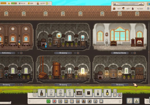 Ale Abbey: Monastery Brewery Tycoon EN/DE/FR/IT/RU/ZH/ES Global screenshot 3