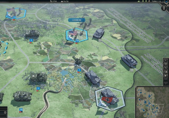 Panzer Corps 2: Frontlines - Bulge DLC EN/DE/FR/PL/PT/RU/ZH/ES Global screenshot 2