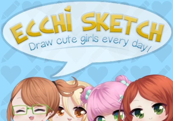 Ecchi Sketch: Draw Cute Girls Every Day! EN Global