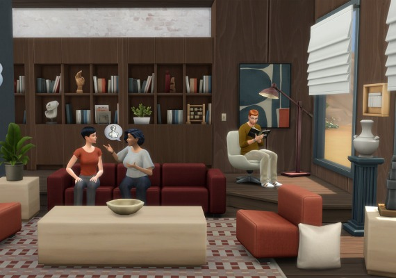 The Sims 4: Refined Living Room Kit DLC Global screenshot 3