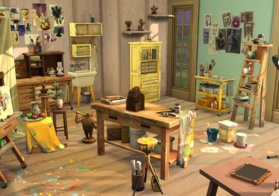 The Sims 4: Artist Studio Kit DLC Global screenshot 2