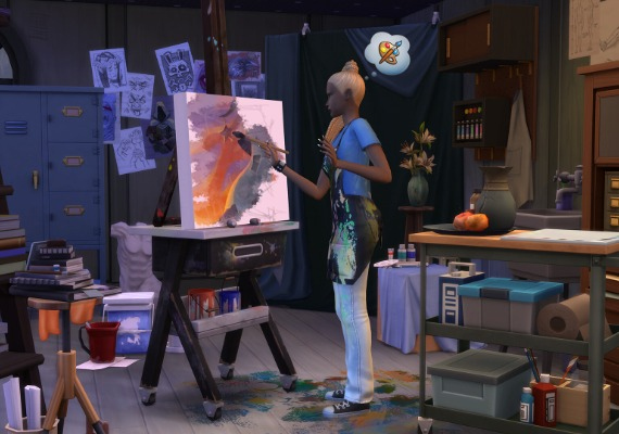 The Sims 4: Artist Studio Kit DLC Global screenshot 3