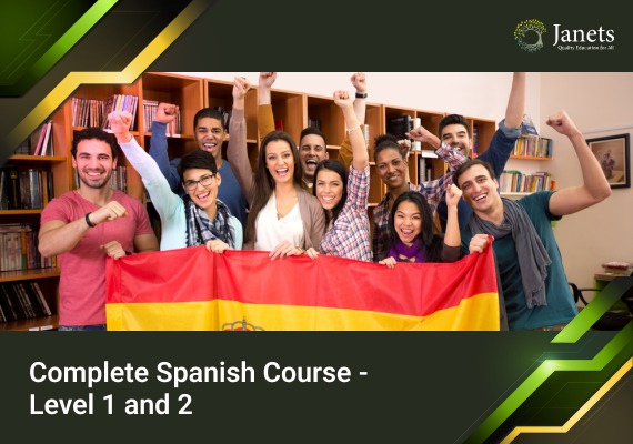 Complete Spanish Course - Level 1 and 2 - Janets Course
