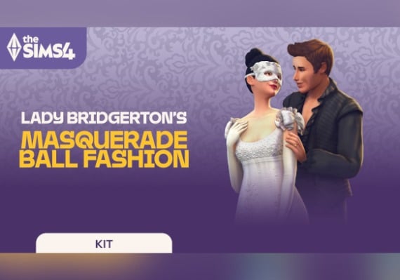 The Sims 4: Lady Bridgerton’s Masquerade Ball Fashion Kit DLC cover art