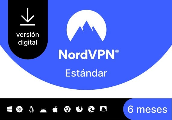 NordVPN Standard VPN & Cybersecurity 6 Months 10 Dev ES Spain
