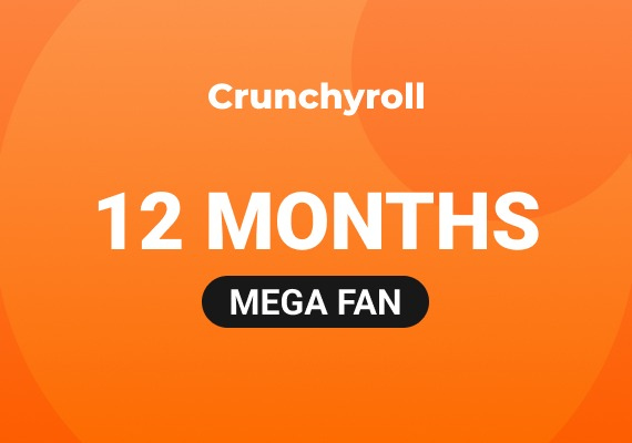Crunchyroll Mega Fan 12 Months - Account Global