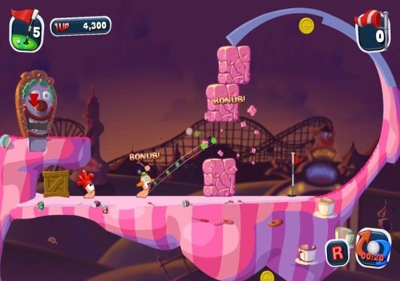 Worms Crazy Golf EN Global screenshot 2