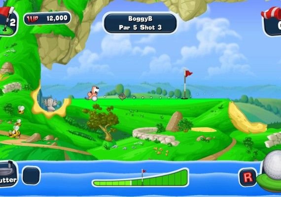 Worms Crazy Golf EN Global screenshot 4
