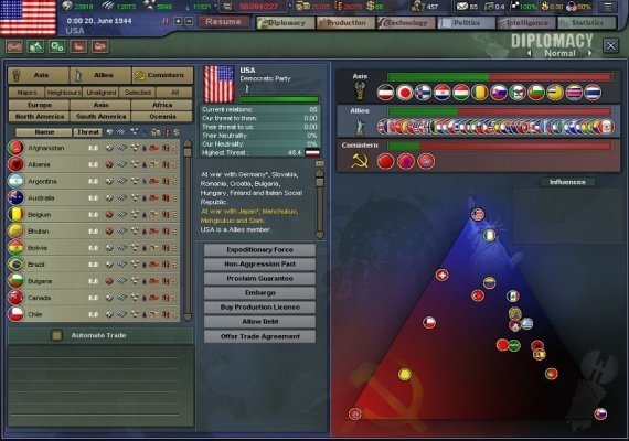 Hearts of Iron III - Collection Jan 2014 EN Global screenshot 3