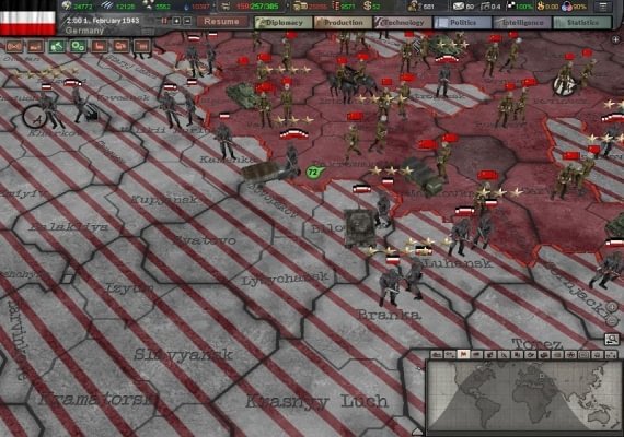 Hearts of Iron III - Collection Jan 2014 EN Global screenshot 4