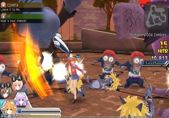 MegaTagmension Blanc + Neptune VS Zombies EN Global screenshot 2