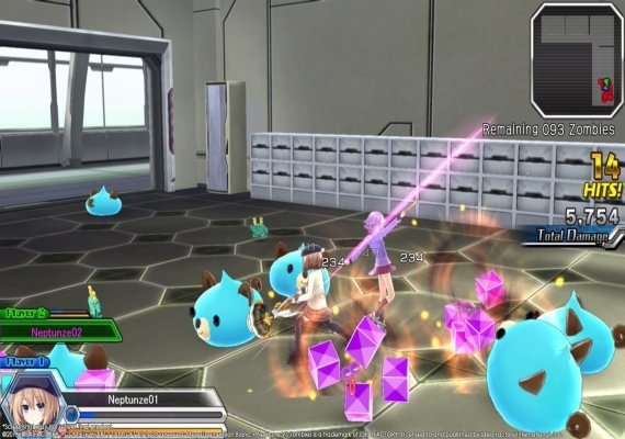 MegaTagmension Blanc + Neptune VS Zombies EN Global screenshot 3