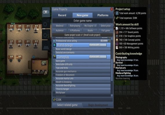 Game Dev Studio EN/DE/FR/RU Global screenshot 2