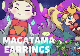 Magatama Earrings Global Steam