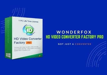 Wonderfox: HD Video Converter Factory Pro Lifetime EN/FR/JA/ZH/ES Global Software License