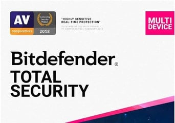Bitdefender Total Security 2 Years 5 Dev Global Software License