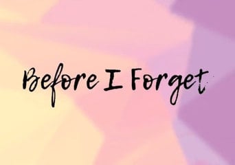Before I Forget EN/DE/FR/ZH/ES Global Steam