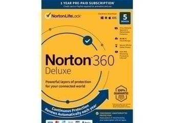 Norton 360 Deluxe + 25 GB Cloud Storage 1 Year 3 Dev EN North America Software License