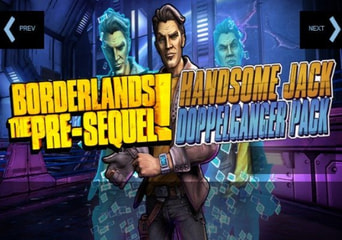 Borderlands: The Pre-Sequel - Handsome Jack Doppelganger Pack DLC EN/DE/FR/IT/JA/RU/ES Global Steam