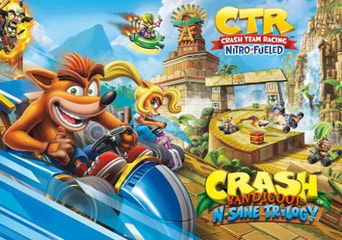 Crash Bandicoot Bundle - N. Sane Trilogy + CTR Nitro-Fueled EN EU Xbox One Xbox Series