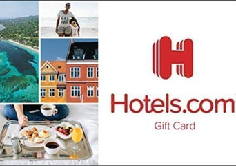 Hotels.com Gift Card USD US $10 Prepaid