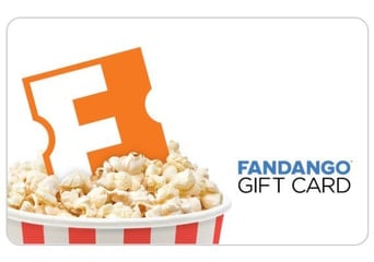 Fandango Gift Card USD US $50 Prepaid